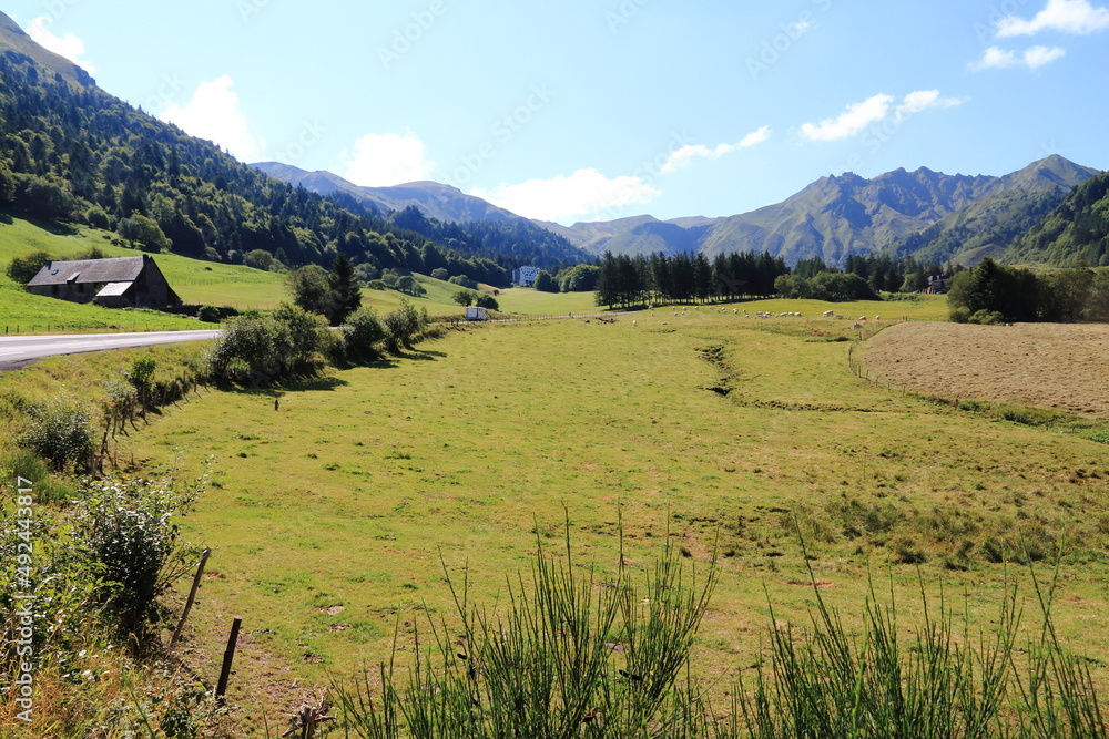 Le volcan du Puy de Sancy dans le massif du Sancy en Auvergne