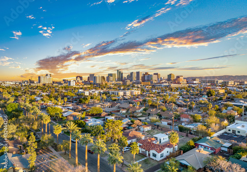 Phoenix, Arizona, USA Downtown Skyline Aerial photo