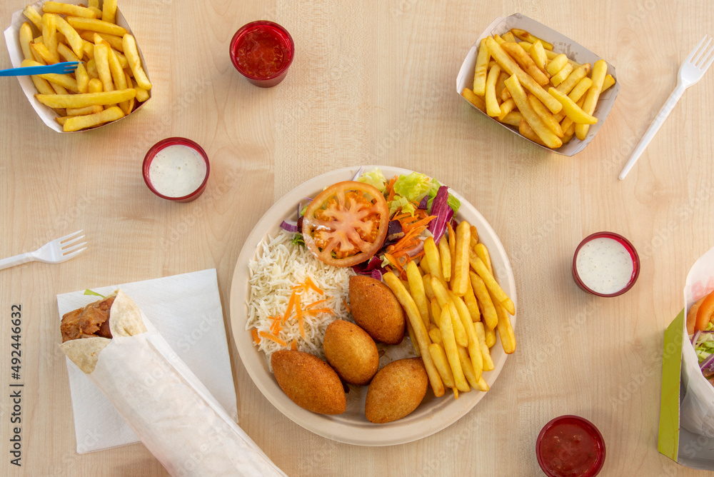 Persian kotlet are traditionally fried croquettes of minced meat, eggs, onions and potatoes or breadcrumbs Persian kotlet are traditionally fried croquettes of minced meat, eggs, onions and potatoes or breadcrumbs