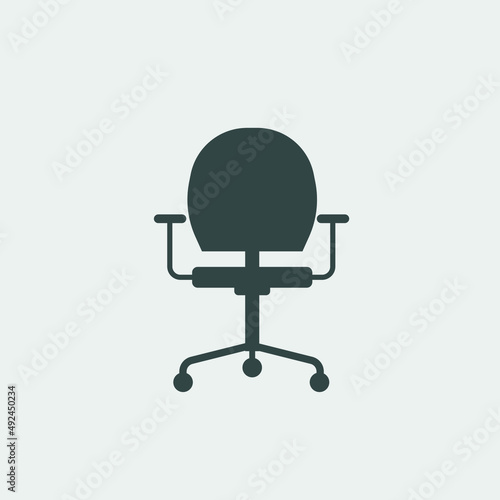  Office_chair  vector icon illustration sign