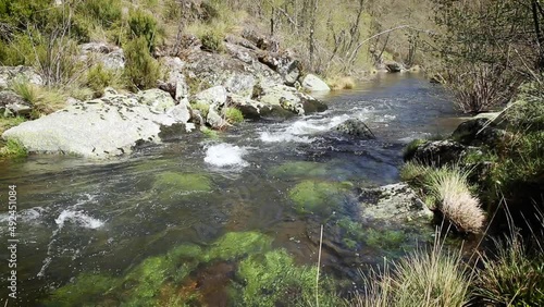 Balsemão river next to Ponte de Reconcos, Bigorne, Magueija e Pretarouca, Lamego, district of Viseu, Portugal photo