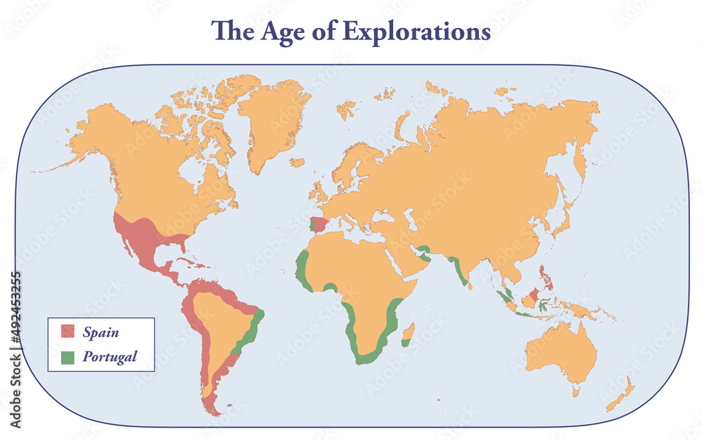 Spanish and Portuguese territories during the Age of Explorations