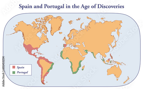 Spanish and Portuguese territories during the Age of Explorations