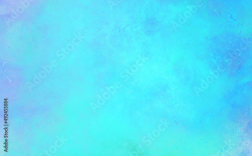 Cosmic abstract blue background imitating coloured dust  splashes of paint