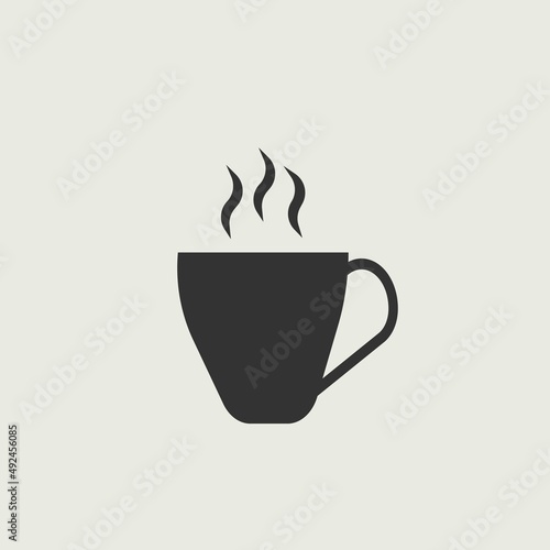 Coffee_mug  vector icon illustration  sign
