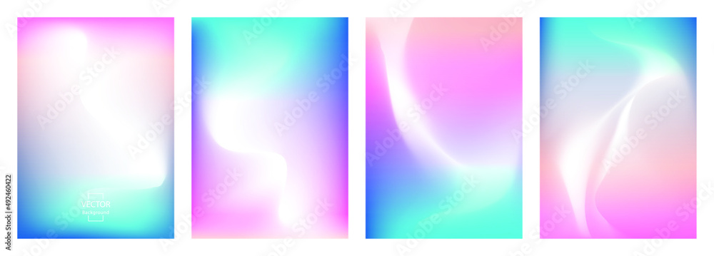 vector wallpaper banner. background color gradient abstract 4