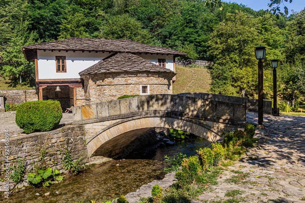 Stone bridge in Etar village, Bulgaria