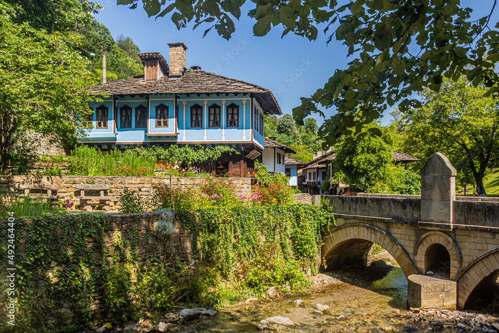 View of Etar village, Bulgaria