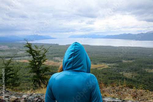 Looking towards Lago Fagnano in Tolhuin, Tierra del Fuego, PAtagonia