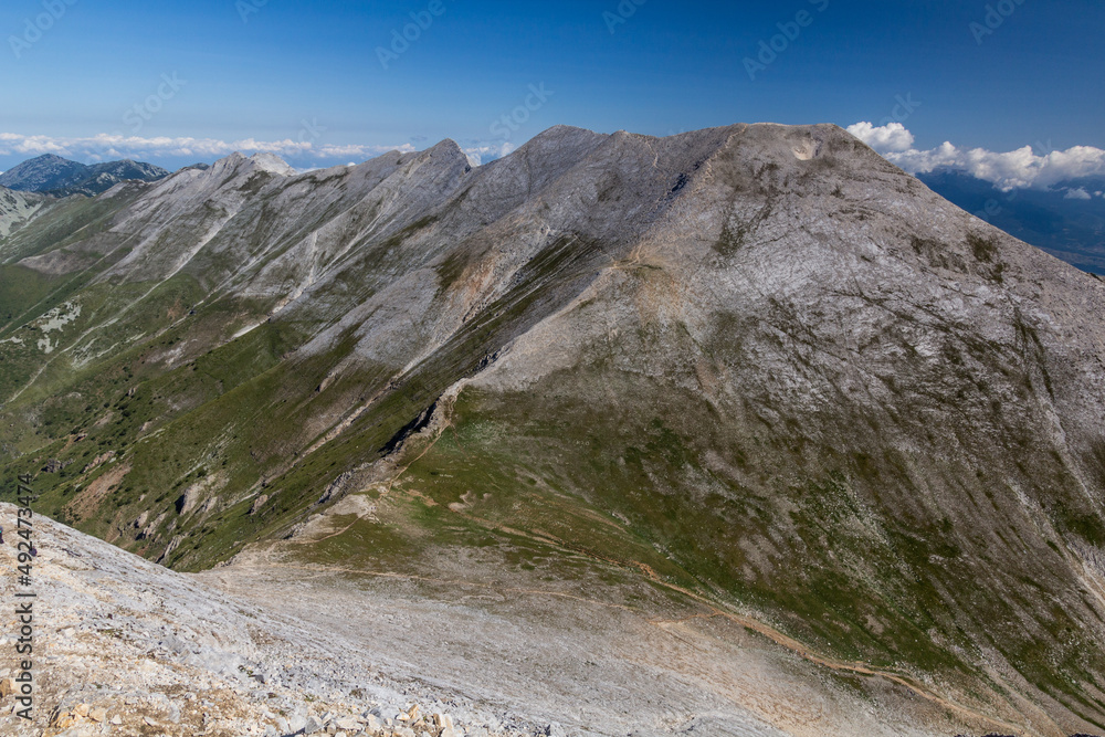 Koncheto ridge in Pirin mountains, Bulgaria