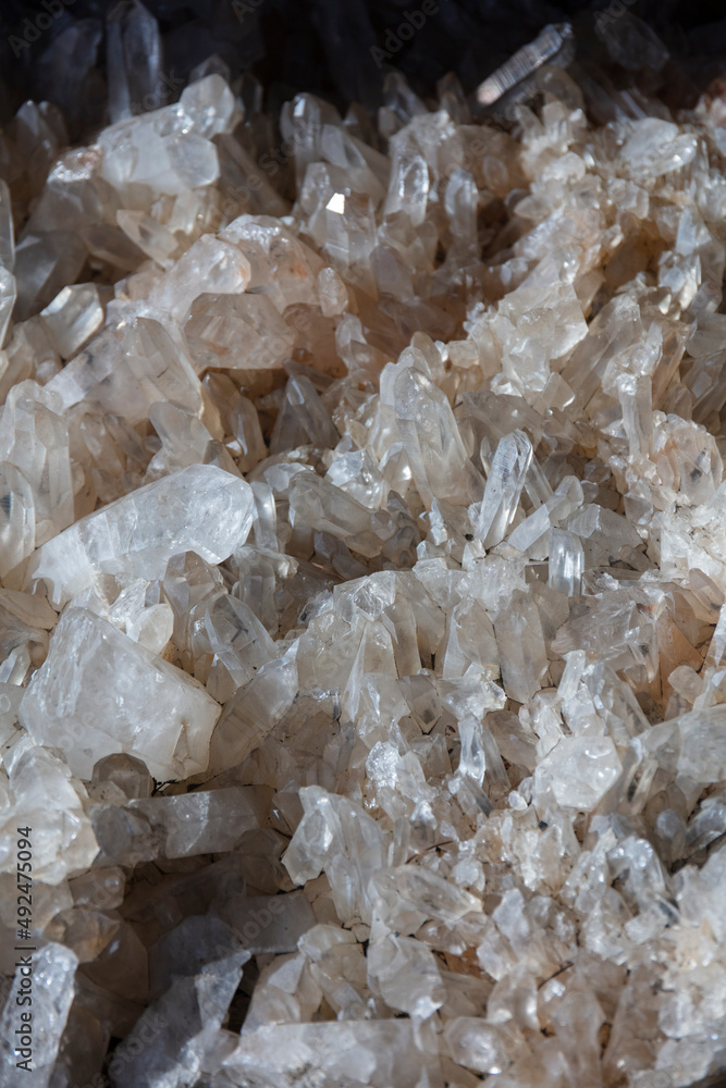 A group of quartz poles A group of quartz poles