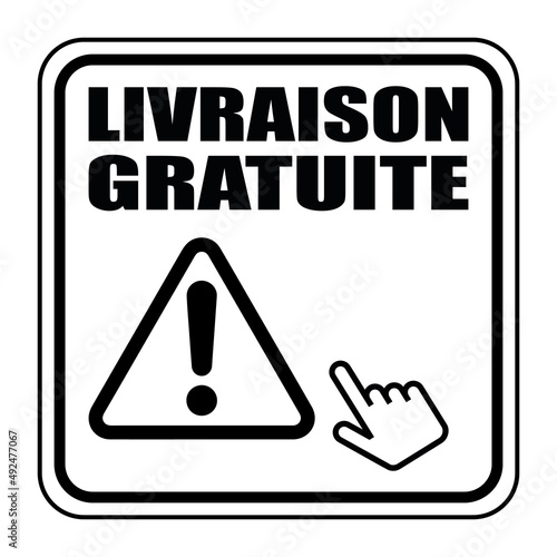 Logo livraison gratuite.