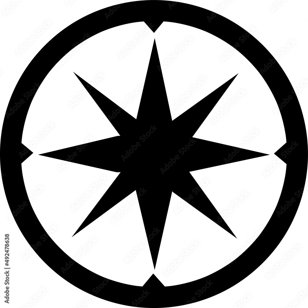 vector compass icon. sign design on white background..eps vector compass icon. sign design on white background..eps