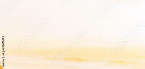 abstract orange watercolor paper background