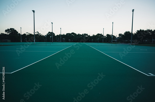 Empty court
