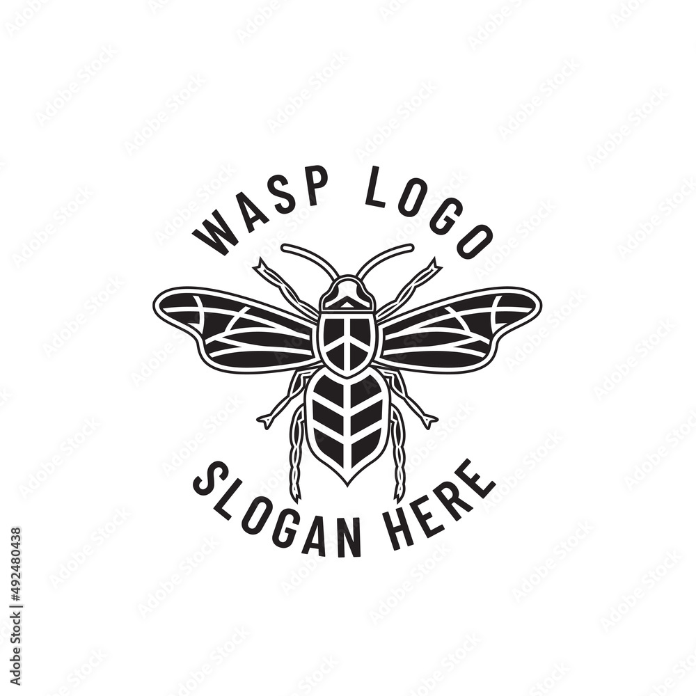 Logo design Vector illustration of bee symbols, icons, design elements. Honey bee abstract decorative pattern Logo design Vector illustration of bee symbols, icons, design elements. Honey bee abstract decorative pattern