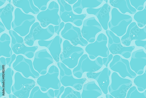 vector background with swimming pool water texture for banners, cards, flyers, social media wallpapers, etc. © mar_mite_