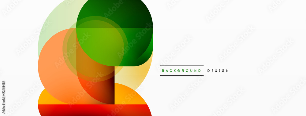 Creative geometric wallpaper. Minimal circle triangle and square line abstract background. Vector illustration for wallpaper banner background or landing page Creative geometric wallpaper. Minimal circle triangle and square line abstract background. Vector illustration for wallpaper banner background or landing page