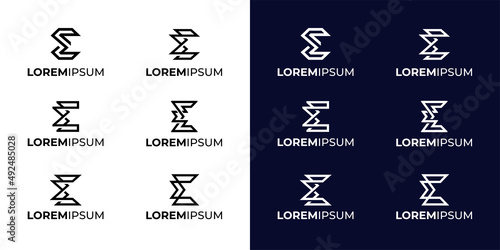monogram sigma logo design inspiration