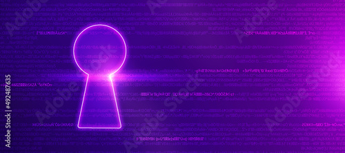 2d illustration technology cyber security
