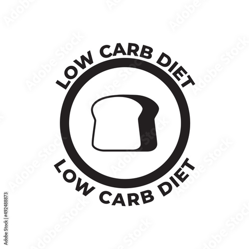 Keto low carb label icon in black flat glyph, filled style isolated on white background