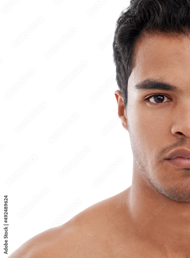 Obraz premium Handsome and confident. Cropped portrait of a handsome young man.