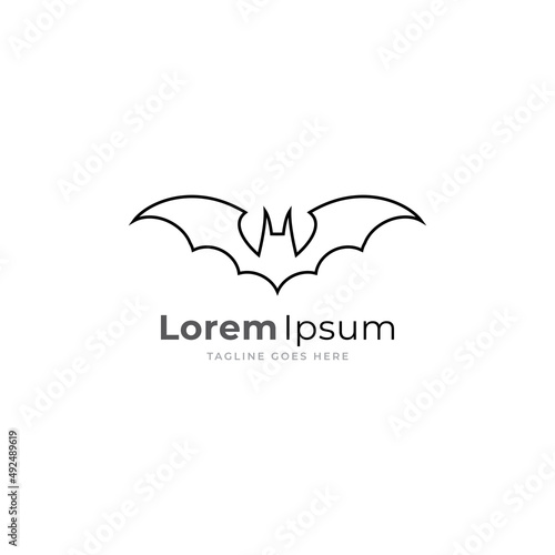 fly wings Batman famous logo superhero icon vector