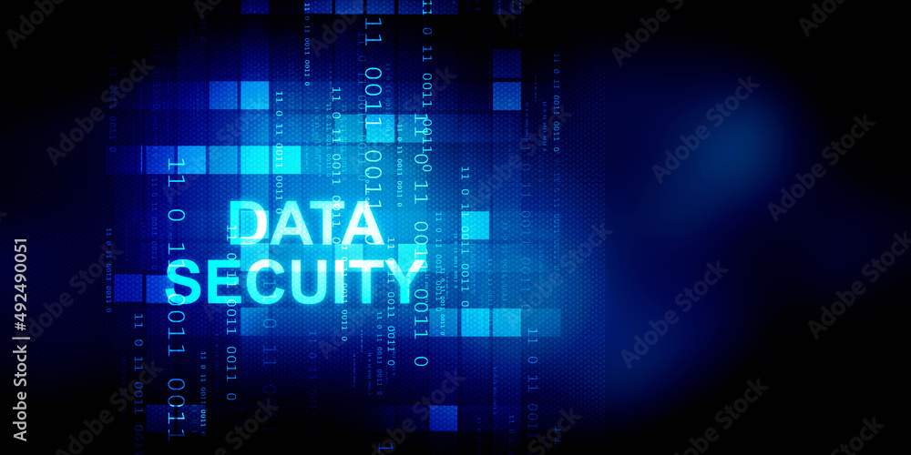 2d illustration data security concept 2d illustration data security concept