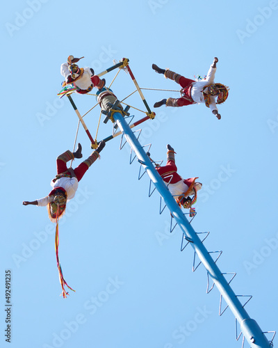 Voladores de papantla, traditional mexican ritual