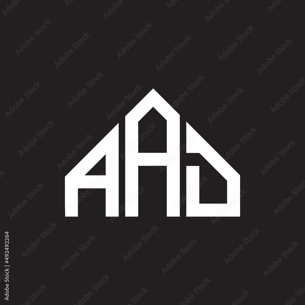 AAD letter logo design on black background. AAD creative initials letter logo concept. AAD letter design. AAD letter logo design on black background. AAD creative initials letter logo concept. AAD letter design.