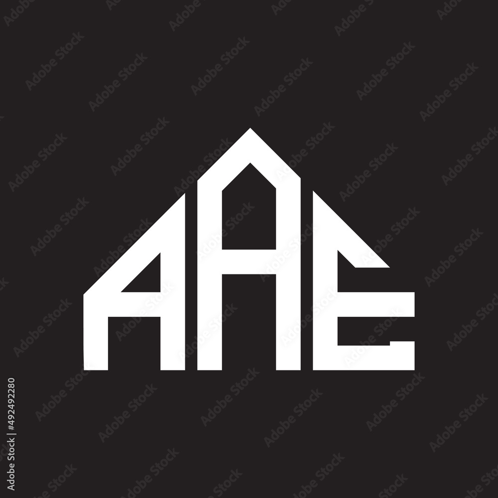 AAE letter logo design on black background. AAE creative initials letter logo concept. AAE letter design. AAE letter logo design on black background. AAE creative initials letter logo concept. AAE letter design.