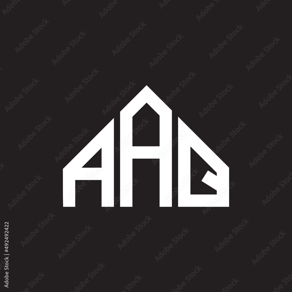AAQ letter logo design on black background. AAQ creative initials letter logo concept. AAQ letter design. AAQ letter logo design on black background. AAQ creative initials letter logo concept. AAQ letter design.