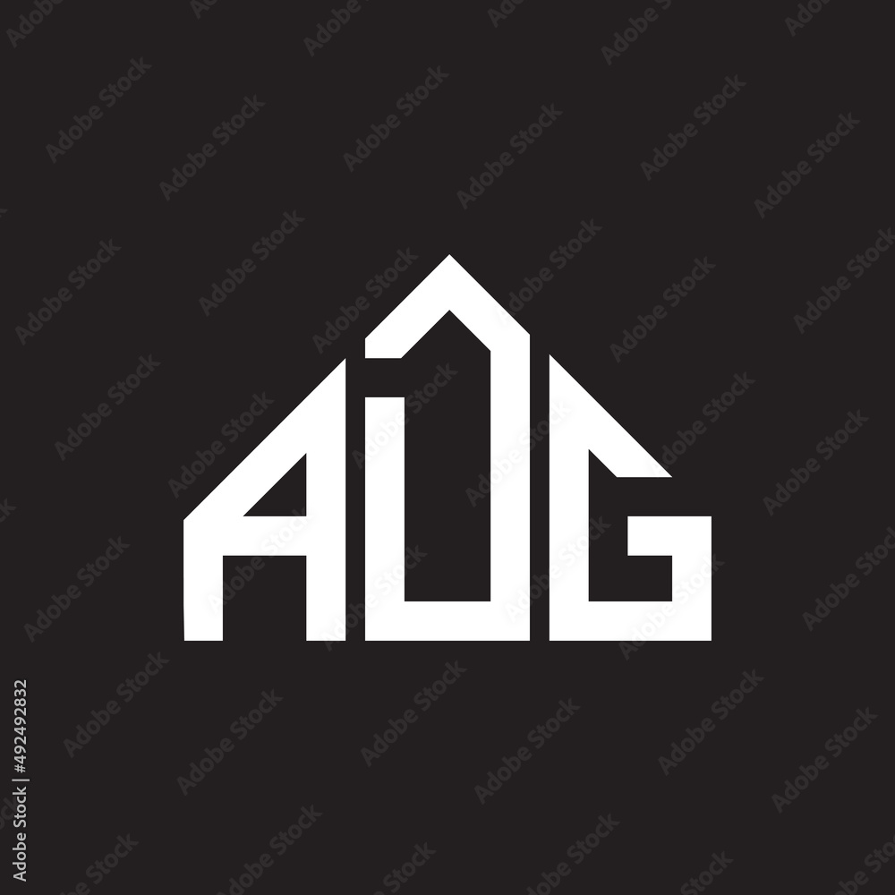 ADG letter logo design. ADG monogram initials letter logo concept. ADG letter design in black background. ADG letter logo design. ADG monogram initials letter logo concept. ADG letter design in black background.
