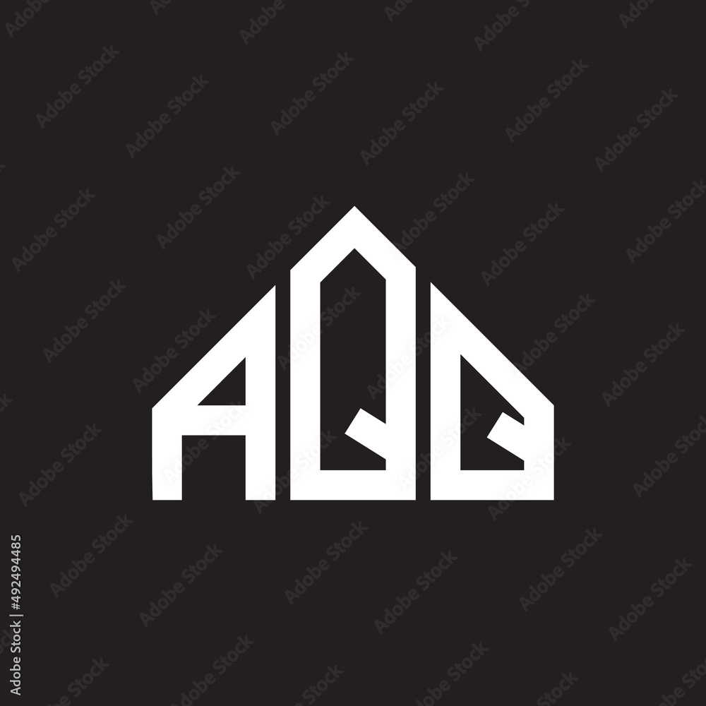 AQQ letter logo design. AQQ monogram initials letter logo concept. AQQ letter design in black background. AQQ letter logo design. AQQ monogram initials letter logo concept. AQQ letter design in black background.