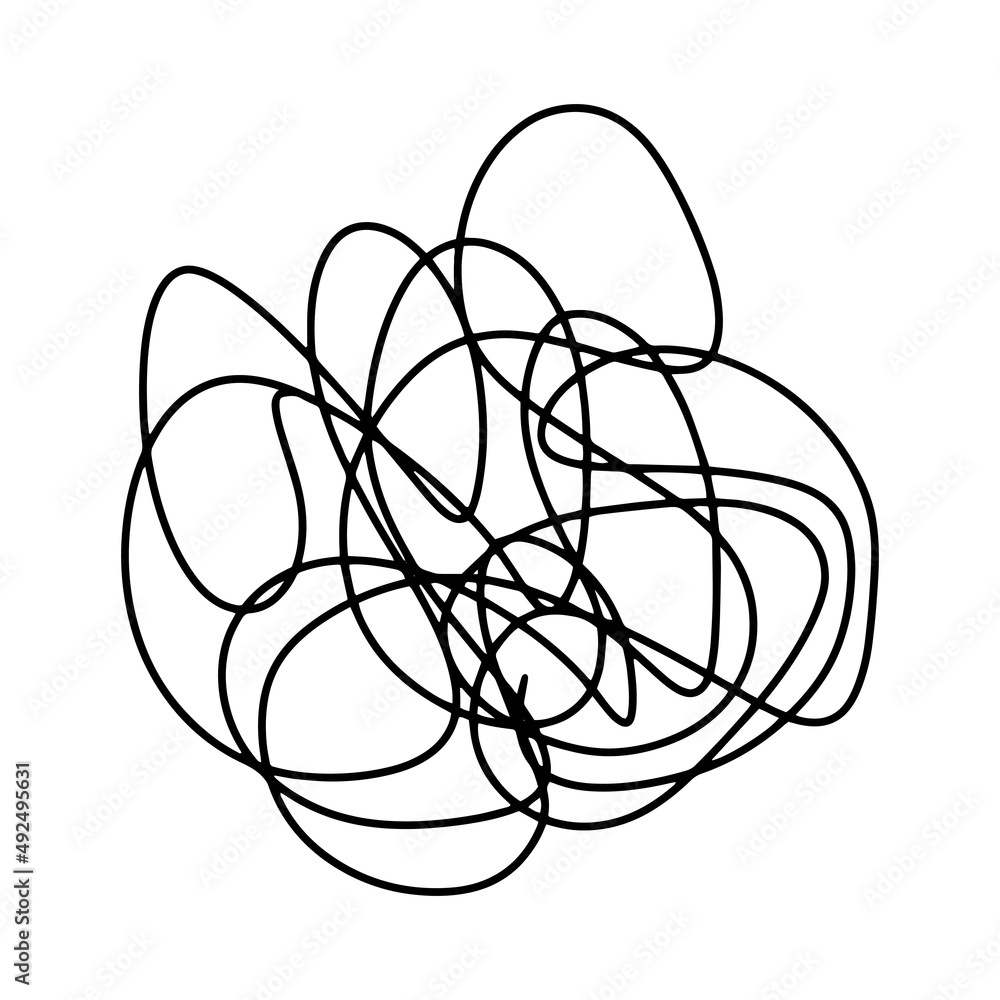 doodle chaos hand drawn. Black hand drawn line abstract scribble shape. Vector doodle set ellipses, tangles, lines, circles. Grunge round scribble circle. Thread clew knot isolated doodle chaos hand drawn. Black hand drawn line abstract scribble shape. Vector doodle set ellipses, tangles, lines, circles. Grunge round scribble circle. Thread clew knot isolated