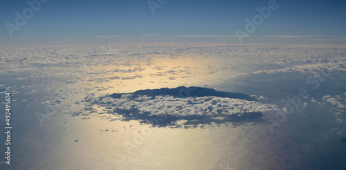 屋久島、空撮