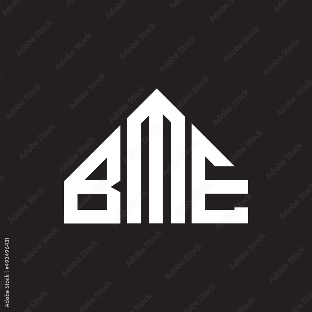 BME letter logo design. BME monogram initials letter logo concept. BME letter design in black background. BME letter logo design. BME monogram initials letter logo concept. BME letter design in black background.