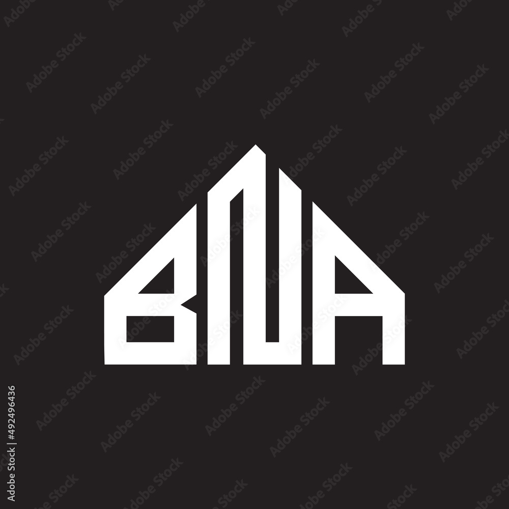 Bna letter logo design. Bna monogram initials letter logo concept. Bna letter design in black background. Bna letter logo design. Bna monogram initials letter logo concept. Bna letter design in black background.