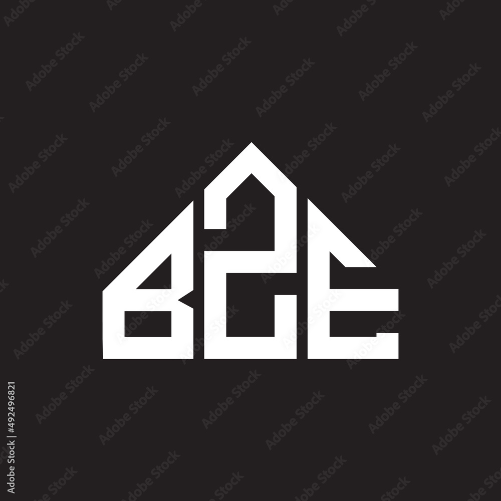 BZE letter logo design. BZE monogram initials letter logo concept. BZE letter design in black background. BZE letter logo design. BZE monogram initials letter logo concept. BZE letter design in black background.