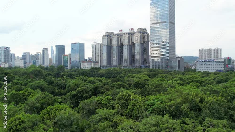 Urban environment of Nanhu Park, Nanning, Guangxi, China Urban environment of Nanhu Park, Nanning, Guangxi, China