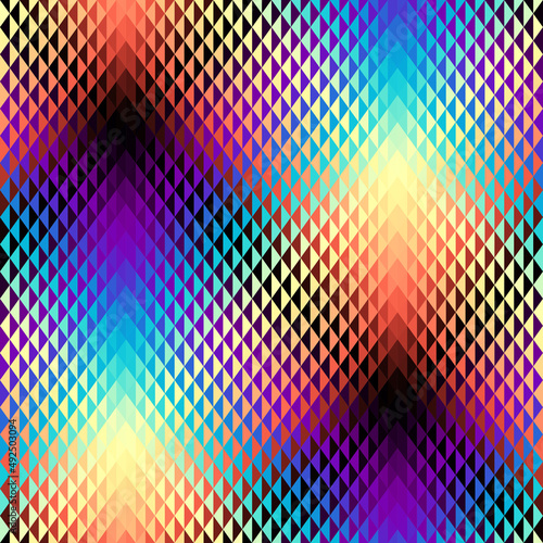 Geometric abstract pattern moire overlay style. Abstract square texture