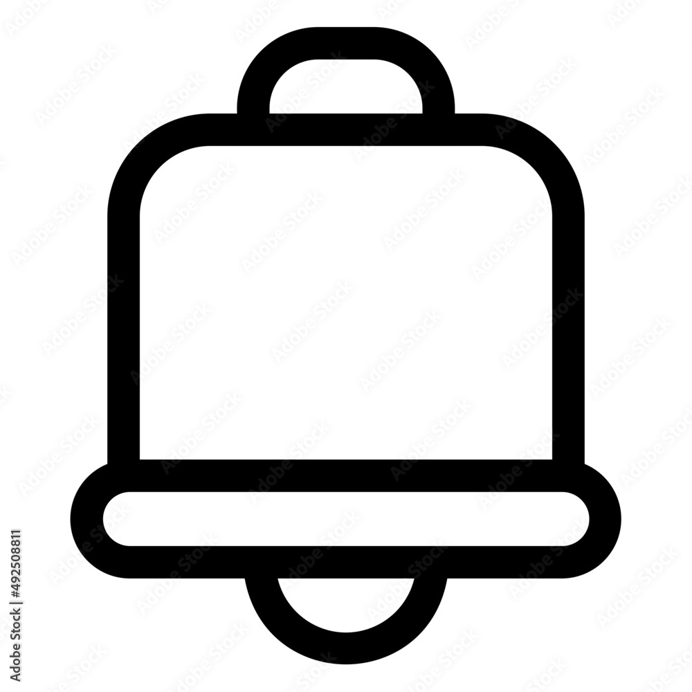 notification line icon notification line icon