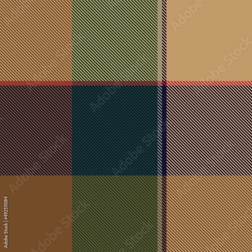 Customisable Plaid Tartan seamless design template