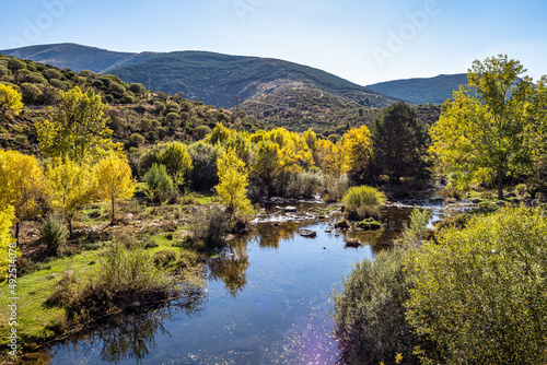 Landscape near Navacepeda. Sierra de Gredos. Navacepeda del Tormes. Avila. Spain. Europe.