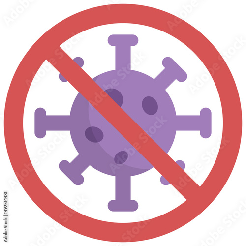 Banned Coronavirus icon