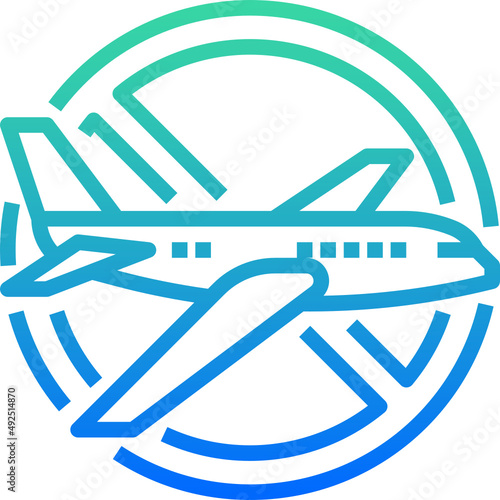 Flight cancelled icon