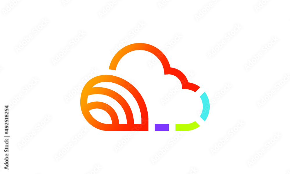 Digital cloud fullcolor logo Digital cloud fullcolor logo