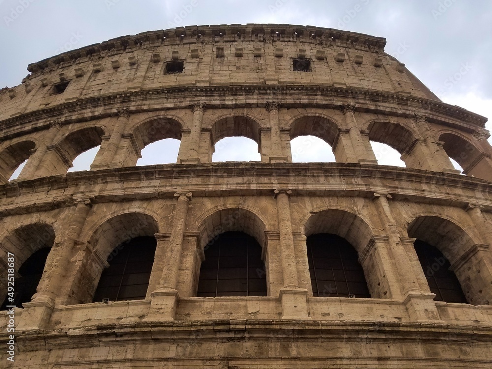 The colosseum in City of Rome 