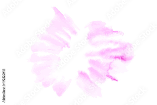 Fototapeta Naklejka Na Ścianę i Meble -  background of pink color watercolor stain
