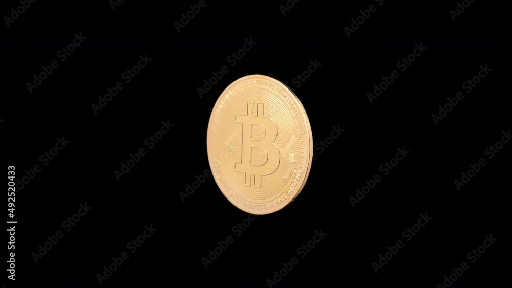 Cryptocurrency volatility and investment risk concept - bitcoin golden coins float and dissolve or vaporize - isolated with alpha channel included Cryptocurrency volatility and investment risk concept - bitcoin golden coins float and dissolve or vaporize - isolated with alpha channel included